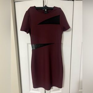 Express Maroon dress